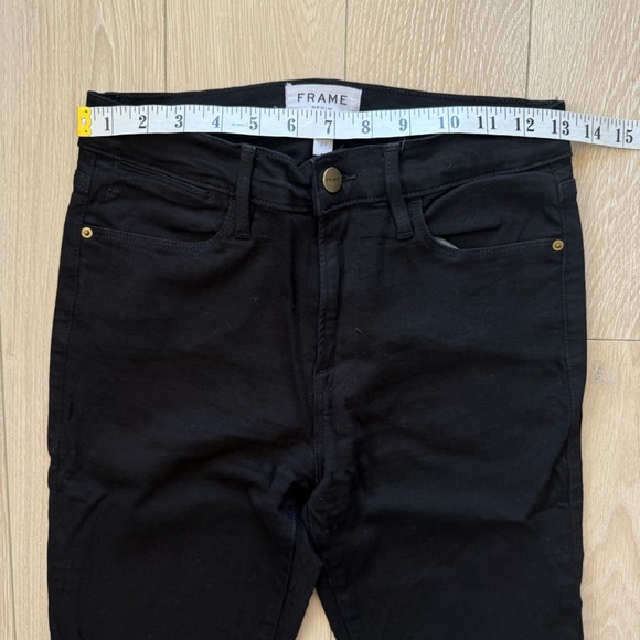 Frame Denim Le High Skinny Jeans in Film Noir Women’s Size 27 - Picture 3 of 13